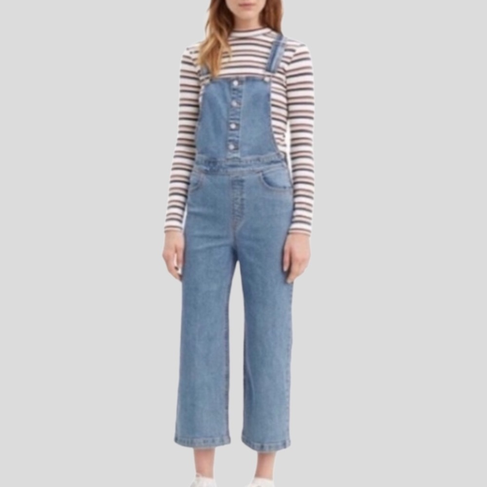 Levi’s Mile High Denim wide leg overalls size 30
